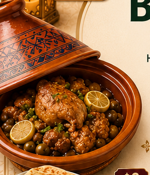 Chicken tagine with vegetables